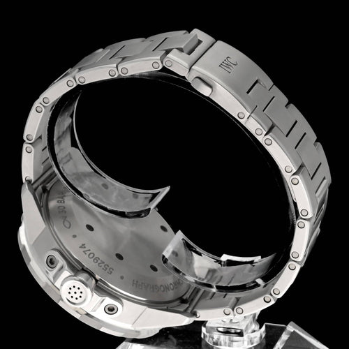 Montre IWC Aquatimer - Montre chronographe automatique IW376804 en acier 58 Facettes IWC/AQT/008