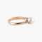 Bague 52 Taylor - Bague en or jaune 18 carats perle et diamants 58 Facettes BO/220041 STA