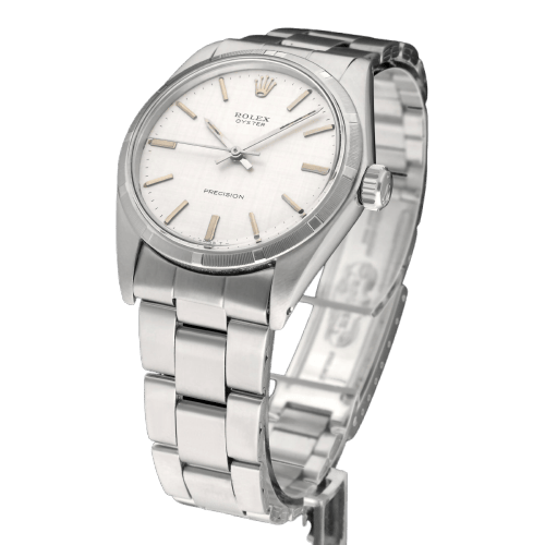 Montre Rolex Oyster Precision - Montre en acier 58 Facettes ROL/OPR/206
