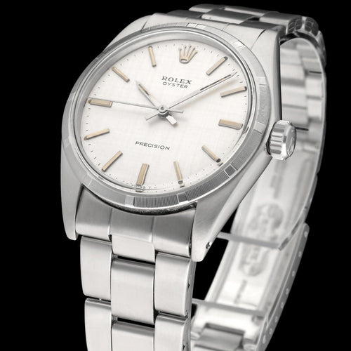 Montre Rolex Oyster Precision - Montre en acier 58 Facettes ROL/OPR/206