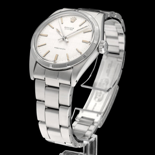 Montre Rolex Oyster Precision - Montre en acier 58 Facettes ROL/OPR/206