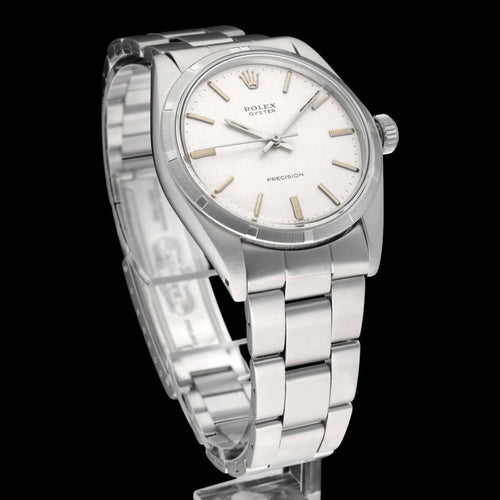Montre Rolex Oyster Precision - Montre en acier 58 Facettes ROL/OPR/206