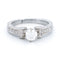 Bague 52.5 Bague Solitaire Vintage en or blanc 18k et diamants 58 Facettes 5499D82A8BC741C38EDD420BCC568F0F
