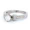 Bague 52.5 Bague Solitaire Vintage en or blanc 18k et diamants 58 Facettes 5499D82A8BC741C38EDD420BCC568F0F
