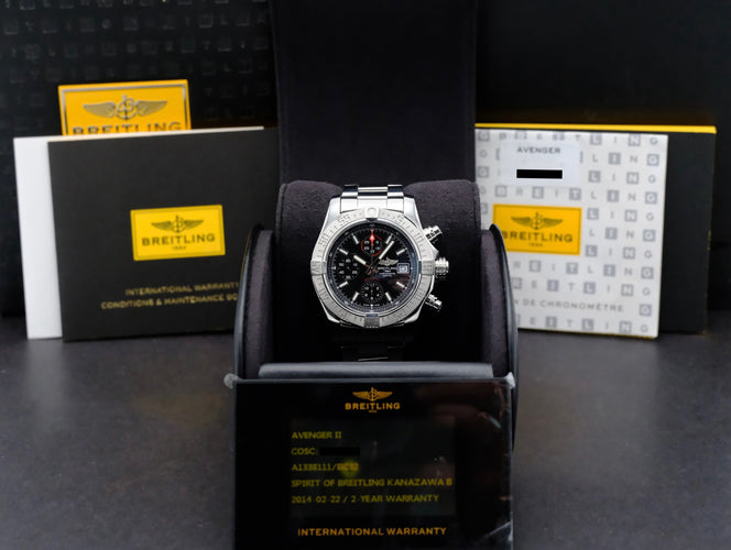 Montre Breitling Avenger II - Montre en acier 58 Facettes BTL/AVG/068