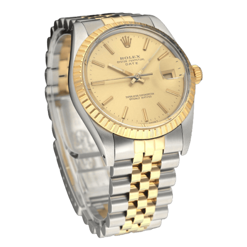 Montre Rolex Oyster Perpetual Date - Montre 15053 en or et acier 58 Facettes ROL/OPD/309