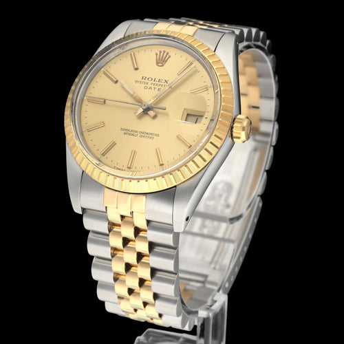Montre Rolex Oyster Perpetual Date - Montre 15053 en or et acier 58 Facettes ROL/OPD/309