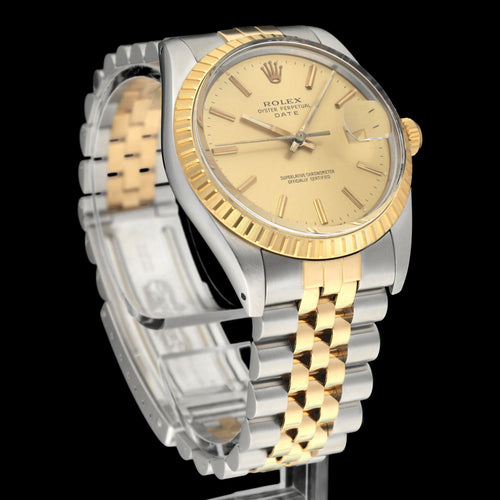 Montre Rolex Oyster Perpetual Date - Montre 15053 en or et acier 58 Facettes ROL/OPD/309
