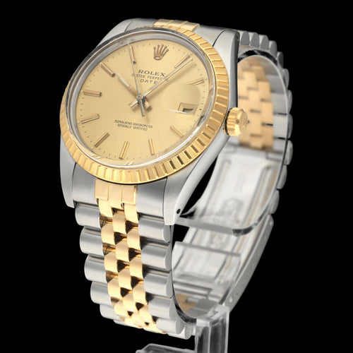 Montre Rolex Oyster Perpetual Date - Montre 15053 en or et acier 58 Facettes ROL/OPD/309