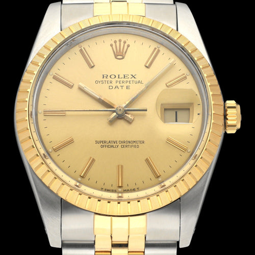 Montre Rolex Oyster Perpetual Date - Montre 15053 en or et acier 58 Facettes ROL/OPD/309