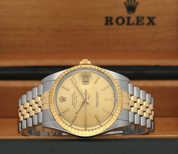 Montre Rolex Oyster Perpetual Date - Montre 15053 en or et acier 58 Facettes ROL/OPD/309