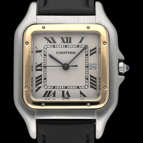 Montre Cartier Panthère - Montre Quartz en or et acier 58 Facettes CRT/PRT/001