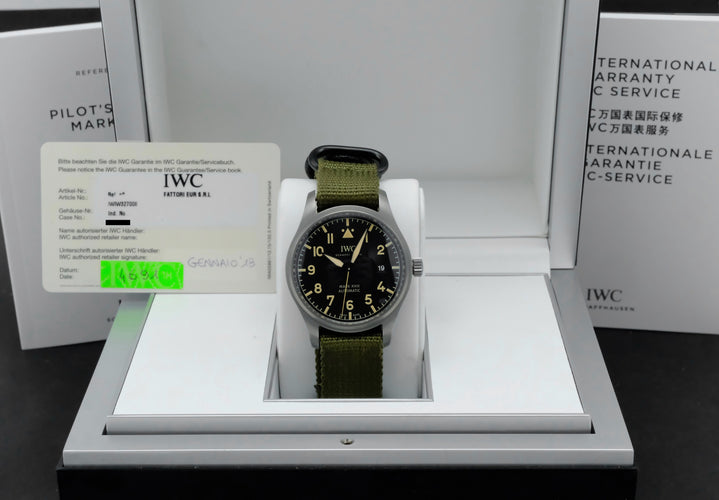Montre IWC Pilot Mark XVIII Heritage IW327006 - Montre en titane 58 Facettes IWC/PLT/004
