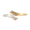 Bracelet Bracelet jonc deux ors en or jaune et blanc 58 Facettes BO/230083