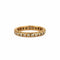 Bague 53 Alliance américaine - Bague en or jaune diamants 58 Facettes BO/230061