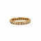 Bague 53 Alliance américaine - Bague en or jaune diamants 58 Facettes BO/230061