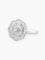 Bague 51 Fleur - Bague en or blanc diamants 58 Facettes 210032