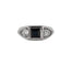 Bague 54 Bague vintage en or blanc saphir et diamants 58 Facettes BO/230003/
