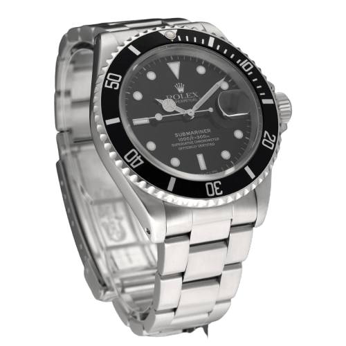Montre Rolex Submariner Date - Montre 16610 en acier 58 Facettes ROL/SUB/053
