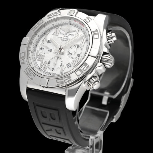 Ceas Breitling Chronomat - Ceas AB0110 din oțel, cadran din sidef 58 Facettes BTL/CHM/212