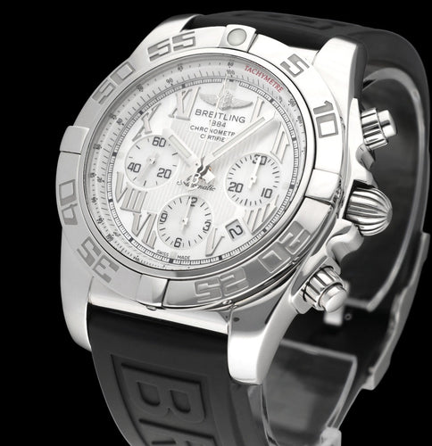 Ceas Breitling Chronomat - Ceas AB0110 din oțel, cadran din sidef 58 Facettes BTL/CHM/212