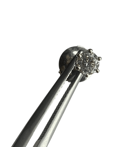 Boucles d'oreilles Boucles d'oreilles - Puces en or blanc 18K diamants 58 Facettes BO/230524