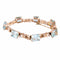 Bracelet Bracelet - Bracelet articulé en or jaune et aigues-marines 58 Facettes BO/220087 NSS