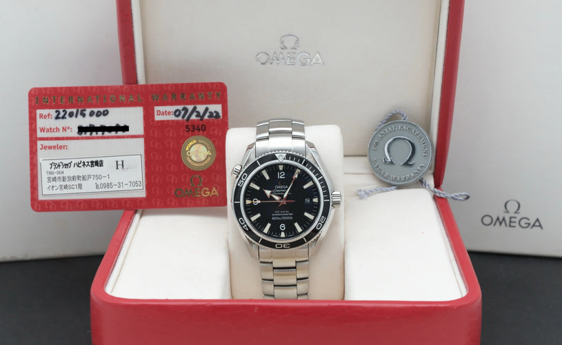 Omega Seamaster Planet Ocean-klocka - Klocka 2201.50.00 i stål 58 Facettes OMG/SEA/401