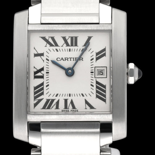 Watch Cartier Tank Française - Watch 2465 in steel 58 Facettes CRT/TNK/010