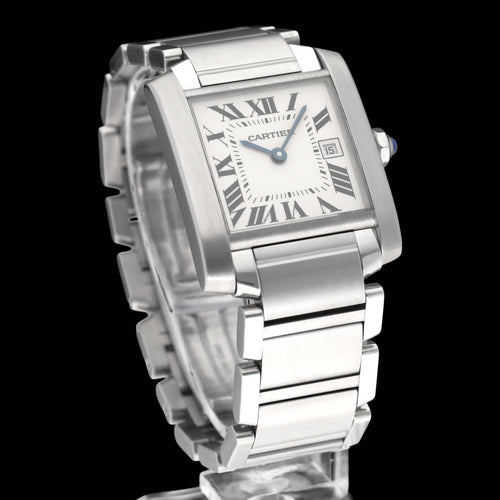 Watch Cartier Tank Française - Watch 2465 in steel 58 Facettes CRT/TNK/010