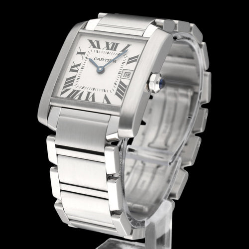 Watch Cartier Tank Française - Watch 2465 in steel 58 Facettes CRT/TNK/010