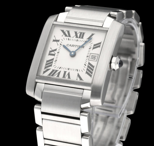 Watch Cartier Tank Française - Watch 2465 in steel 58 Facettes CRT/TNK/010