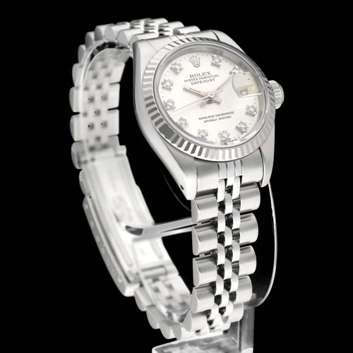 Rolex Lady-Datejust -kello - Kello 69174G terästä 58 Facettes ROL/LDJ/627