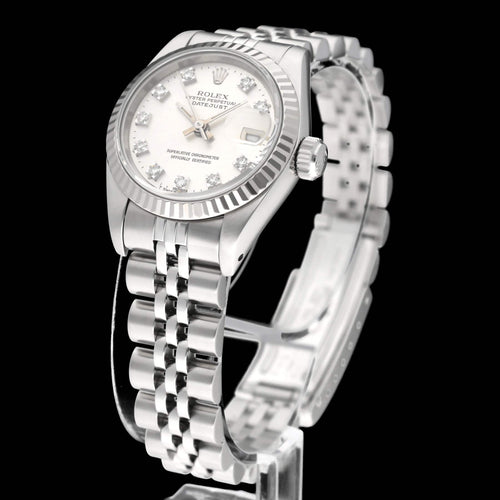 Rolex Lady-Datejust -kello - Kello 69174G terästä 58 Facettes ROL/LDJ/627