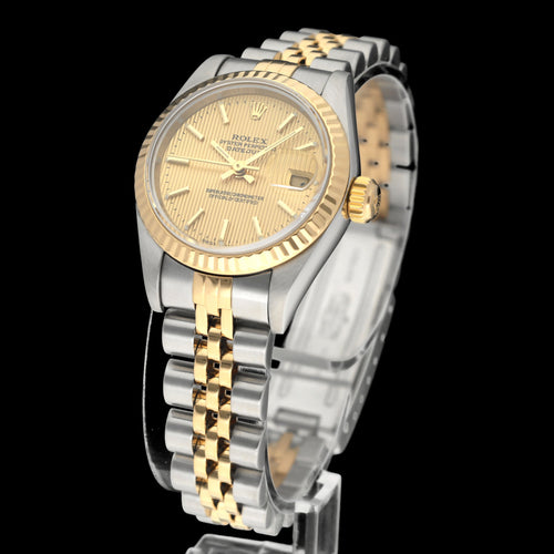 Rolex Lady-Datejust Watch - Watch 79173 in gold and steel, Tapestry dial 58 Facettes ROL/LDJ/641