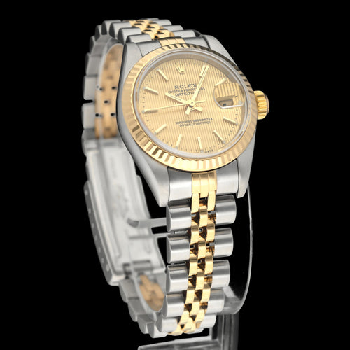 Rolex Lady-Datejust Watch - Watch 79173 in gold and steel, Tapestry dial 58 Facettes ROL/LDJ/641