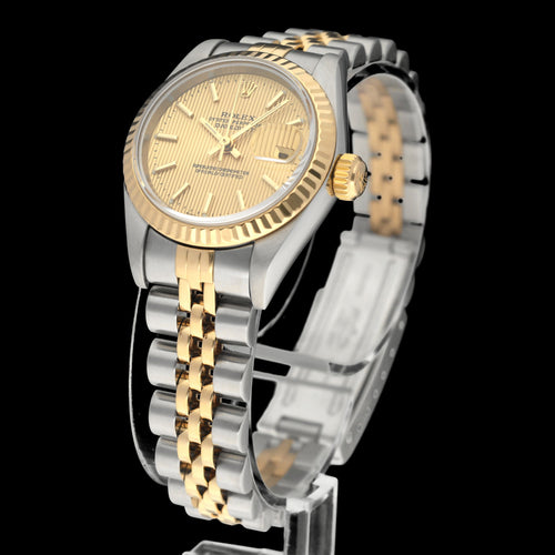 Rolex Lady-Datejust Watch - Watch 79173 in gold and steel, Tapestry dial 58 Facettes ROL/LDJ/641