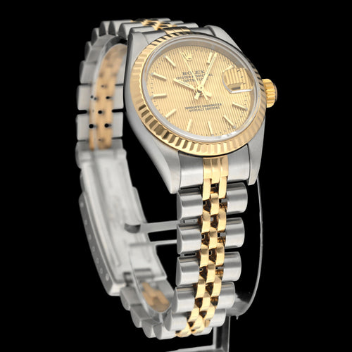 Rolex Lady-Datejust Watch - Watch 79173 in gold and steel, Tapestry dial 58 Facettes ROL/LDJ/641