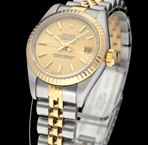 Rolex Lady-Datejust Watch - Watch 79173 in gold and steel, Tapestry dial 58 Facettes ROL/LDJ/641