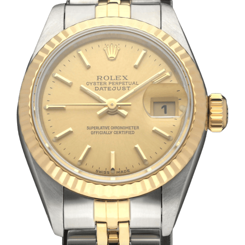Rolex Lady-Datejust-klocka - Klocka 69173 i guld och stål 58 Facettes ROL/LDJ/642