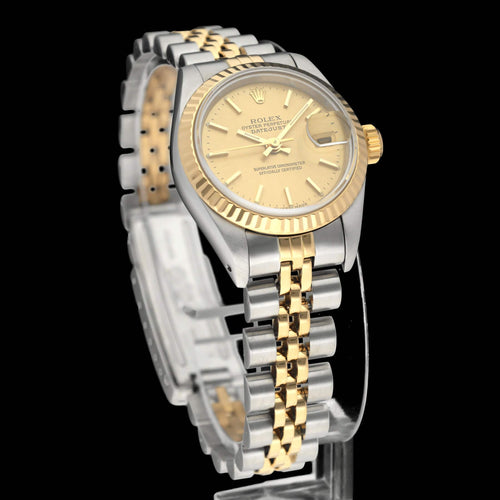 Rolex Lady-Datejust-klocka - Klocka 69173 i guld och stål 58 Facettes ROL/LDJ/642