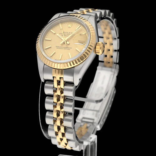 Rolex Lady-Datejust-klocka - Klocka 69173 i guld och stål 58 Facettes ROL/LDJ/642