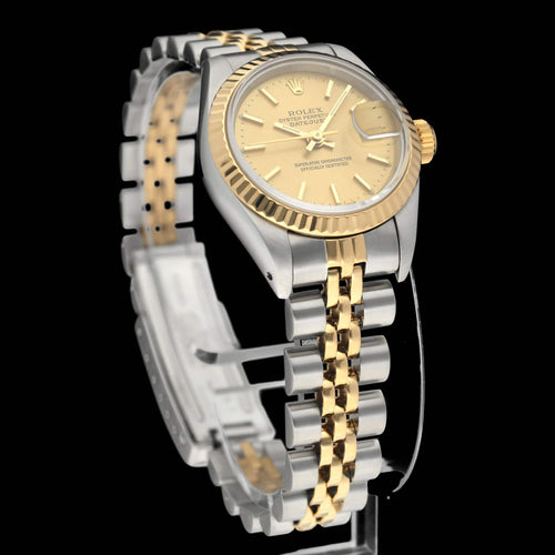 Rolex Lady-Datejust-klocka - Klocka 69173 i guld och stål 58 Facettes ROL/LDJ/642