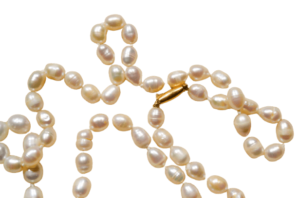 Collier Collier en perles d’eau douce et or jaune 18 carats 58 Facettes 4027