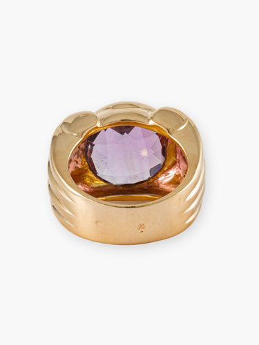 Bague 55 Fred - Bague en or jaune améthyste 58 Facettes 1409-21