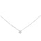 Colar Colar ponto de luz em ouro branco e diamante 58 Facettes 175