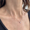 Colar Colar ponto de luz em ouro branco e diamante 58 Facettes 175