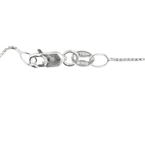 Colar ponto de luz em ouro branco e diamante 58 Facettes 175