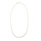 Halskette Kettenglied Traversino aus 18 Karat Gelbgold 58 Facettes 36643