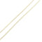 Halskette Kettenglied Traversino aus 18 Karat Gelbgold 58 Facettes 36643